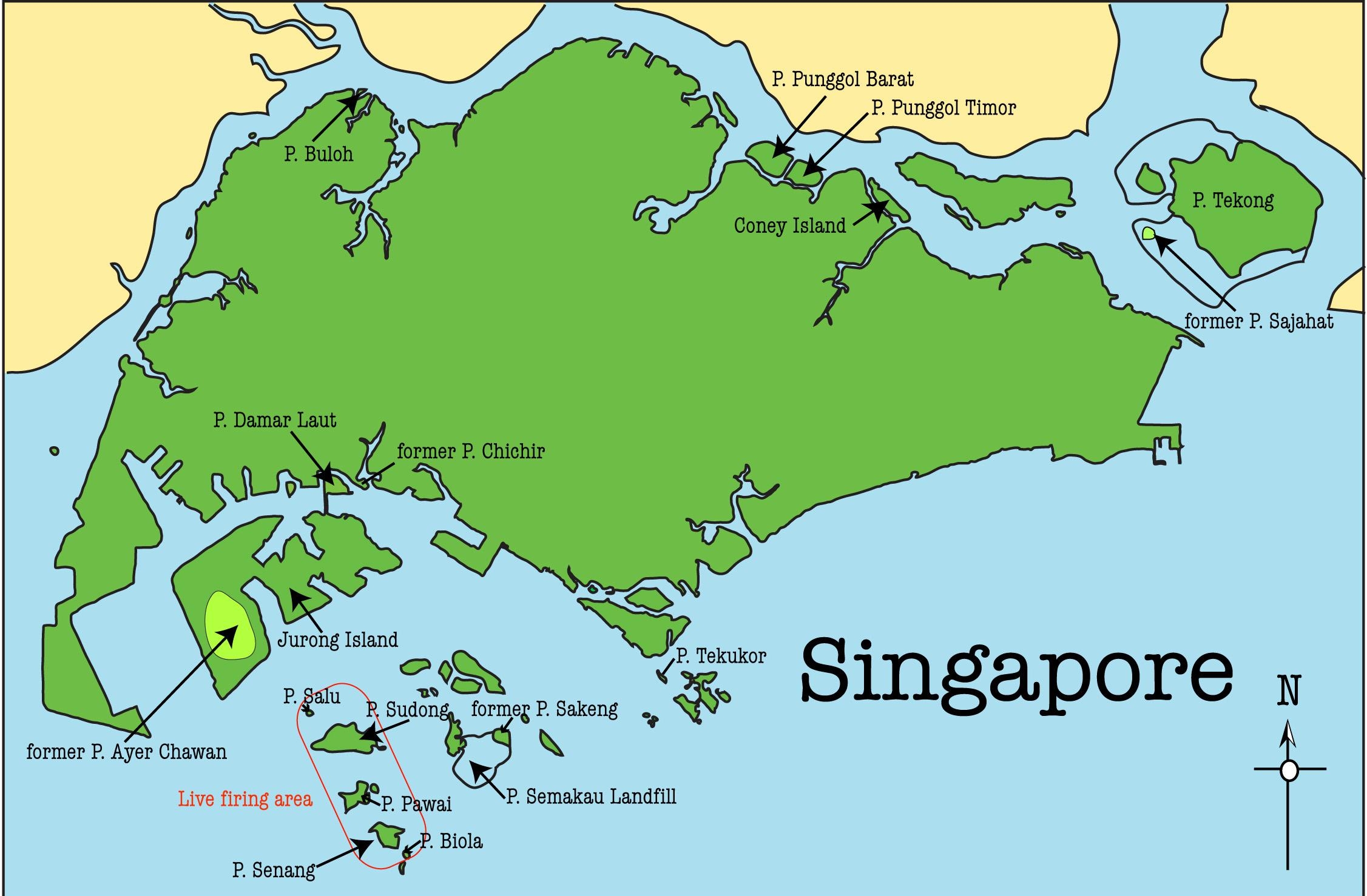 сингапур география