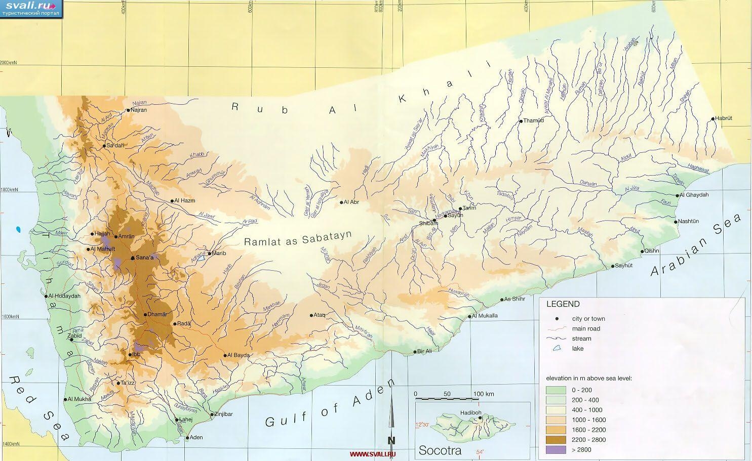 йемен карта