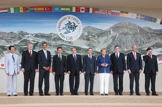 Лидеры стран Большой восьмёрки