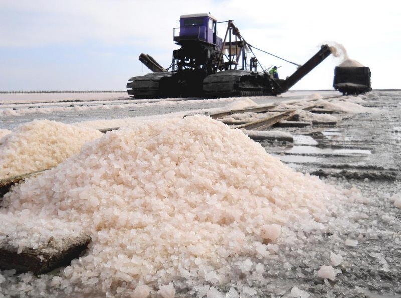 Добыча соли в Болгарии