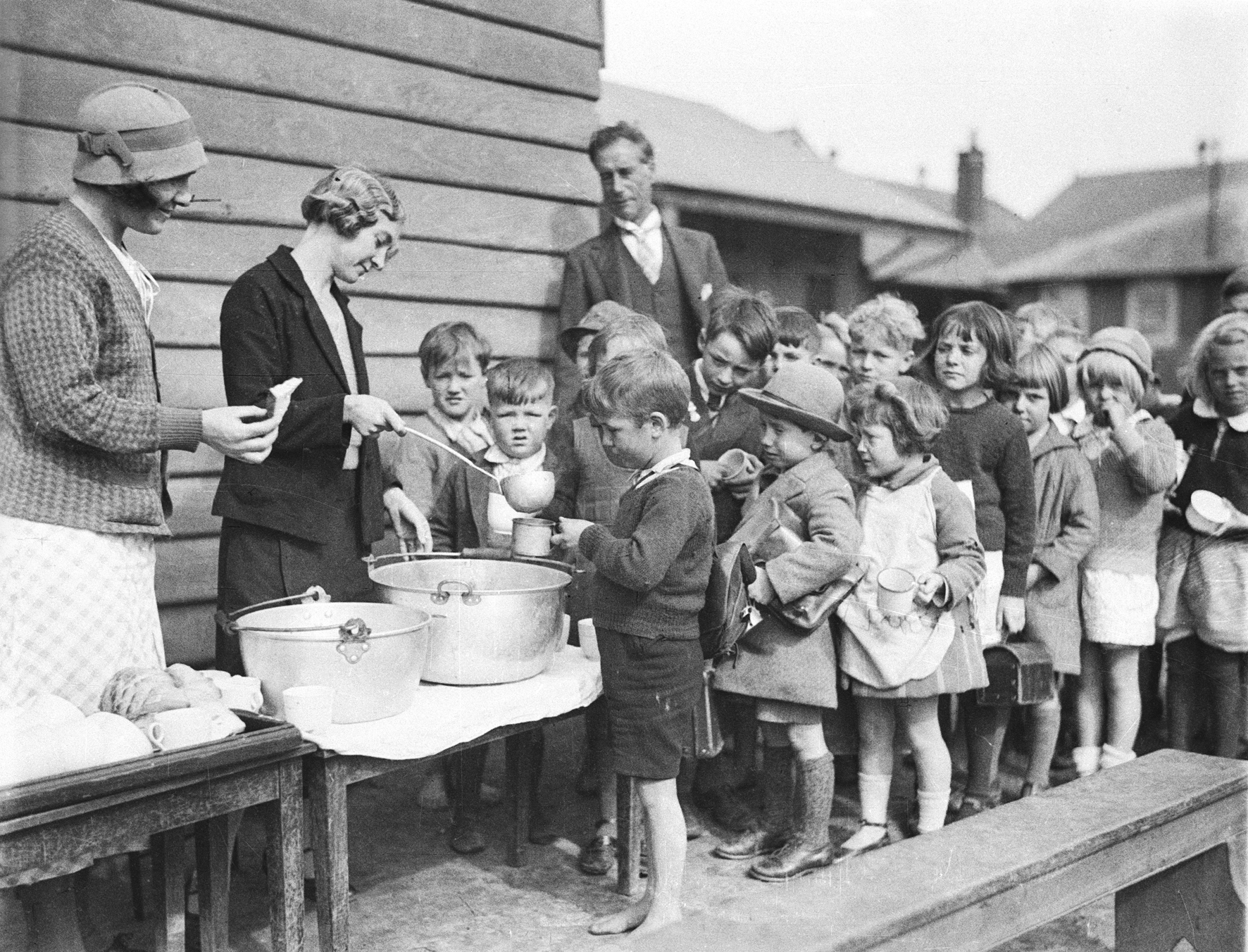 во время Великой депрессии в стране начался голод