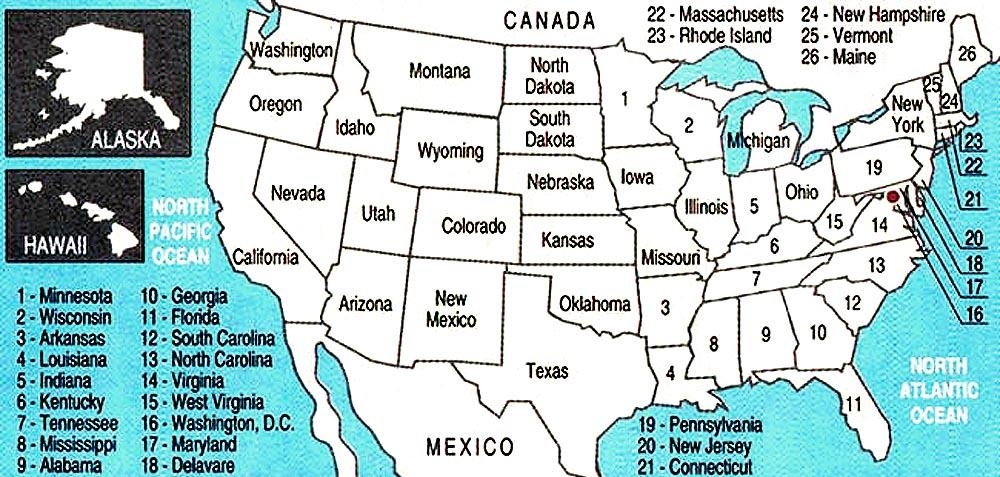 Сколько штатов или 51. 50 Штатов США на карте. 50 Штатов США список на карте. Штат США на букву а. Штаты США список на карте.