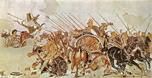 3.55 Дарий III в битве с Александром Македонским