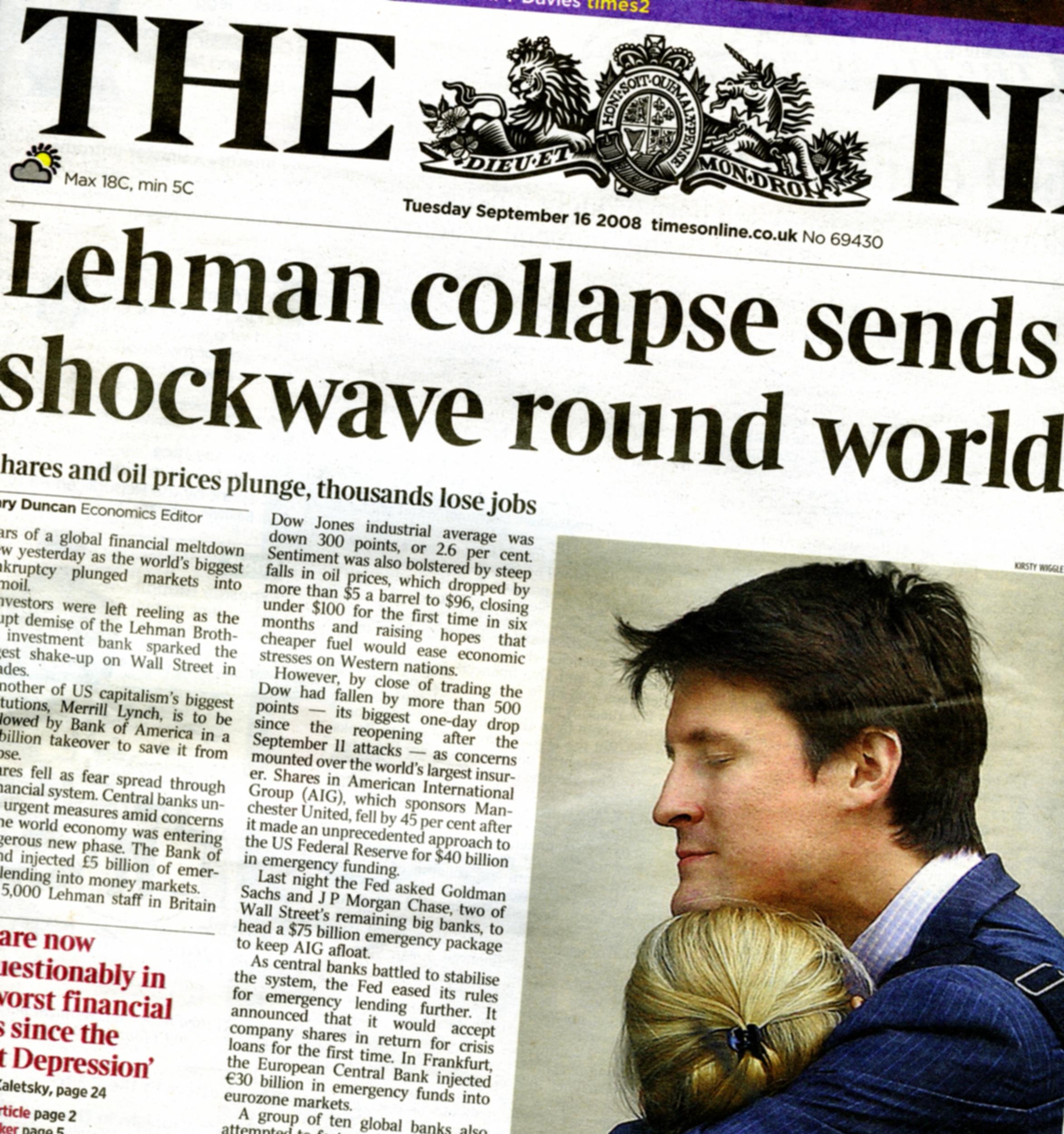 расследование вокруг Lehman Brothers