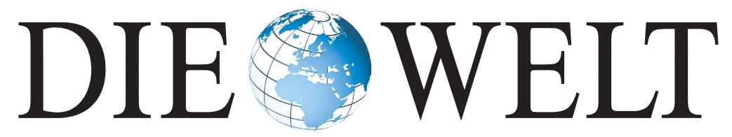 Логотип Die Welt (влиятельная информационная немецкая ежедневная газета издательства Аксель Шпрингер АГ)