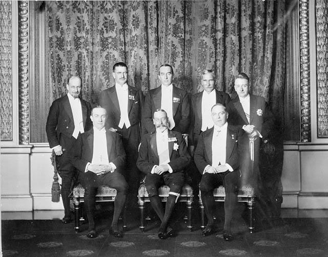 Король Георг V с премьер-министрами Британии и доминионов