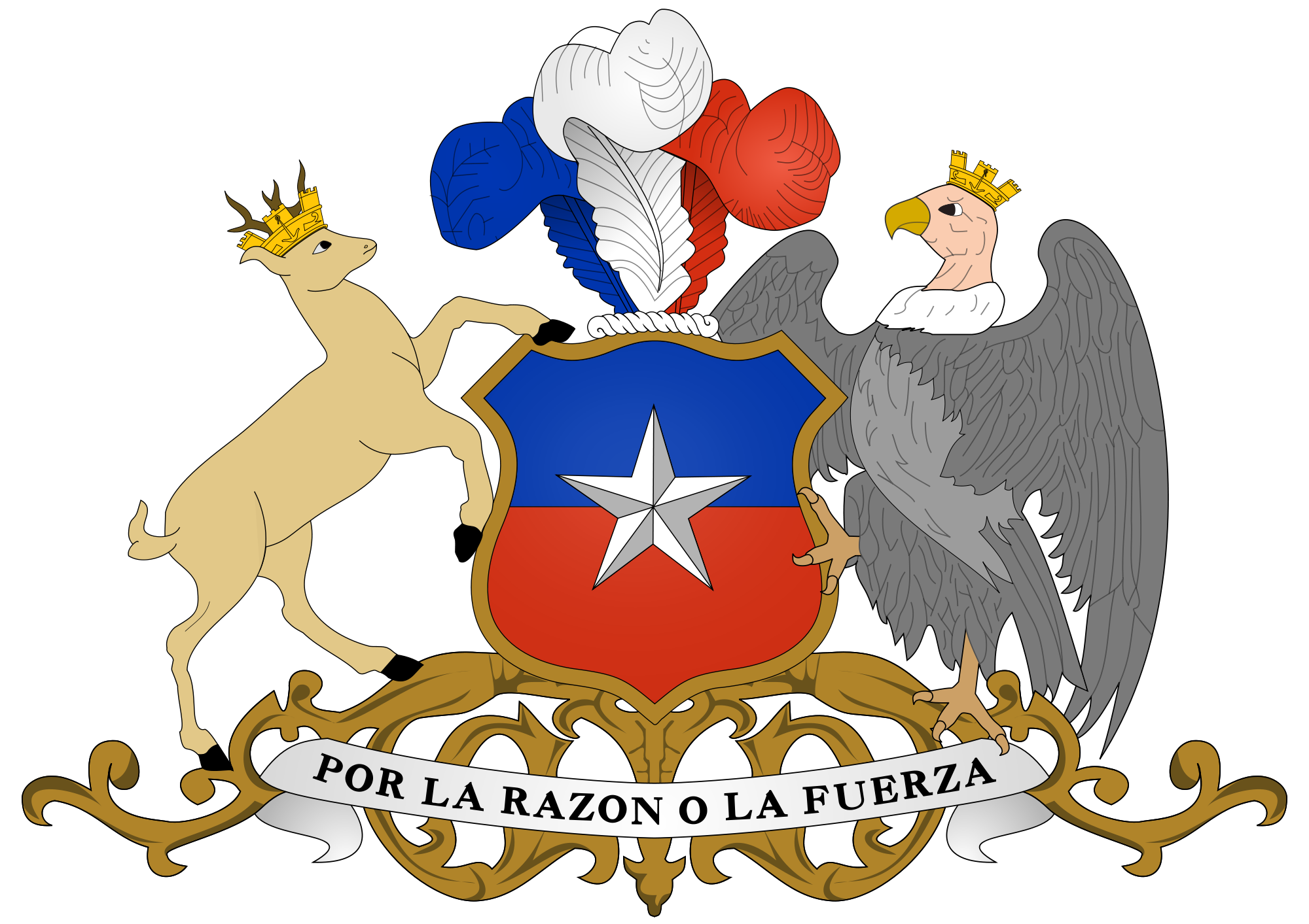 Чили Страна герб