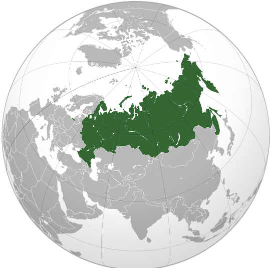 Расположение России