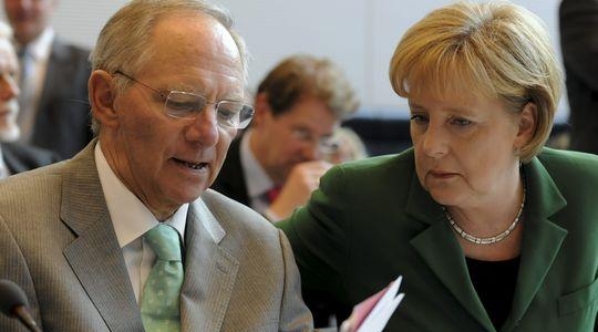 Шойбле и Меркель