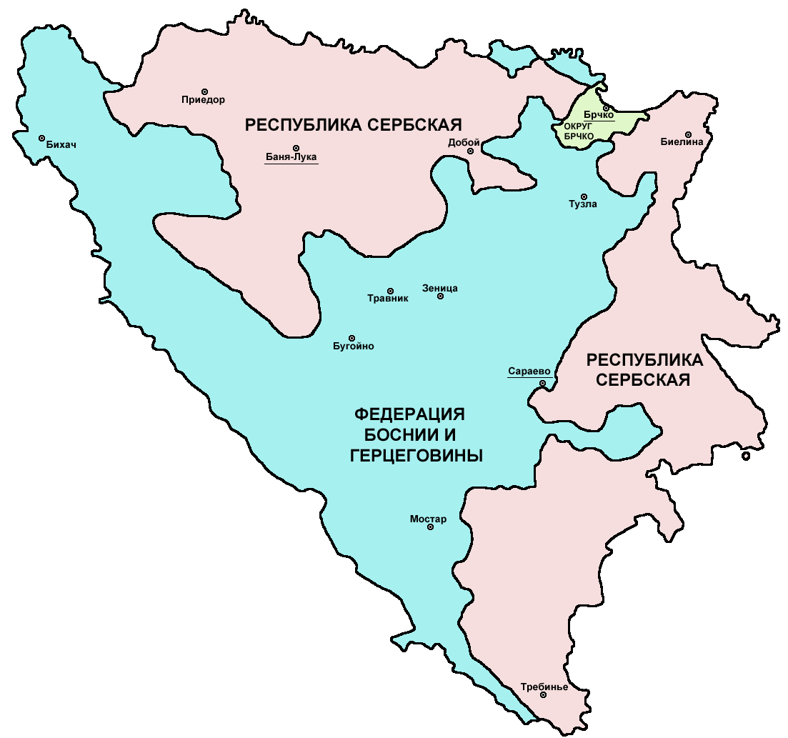 Административно-территориальное деление Боснии и Герцеговины