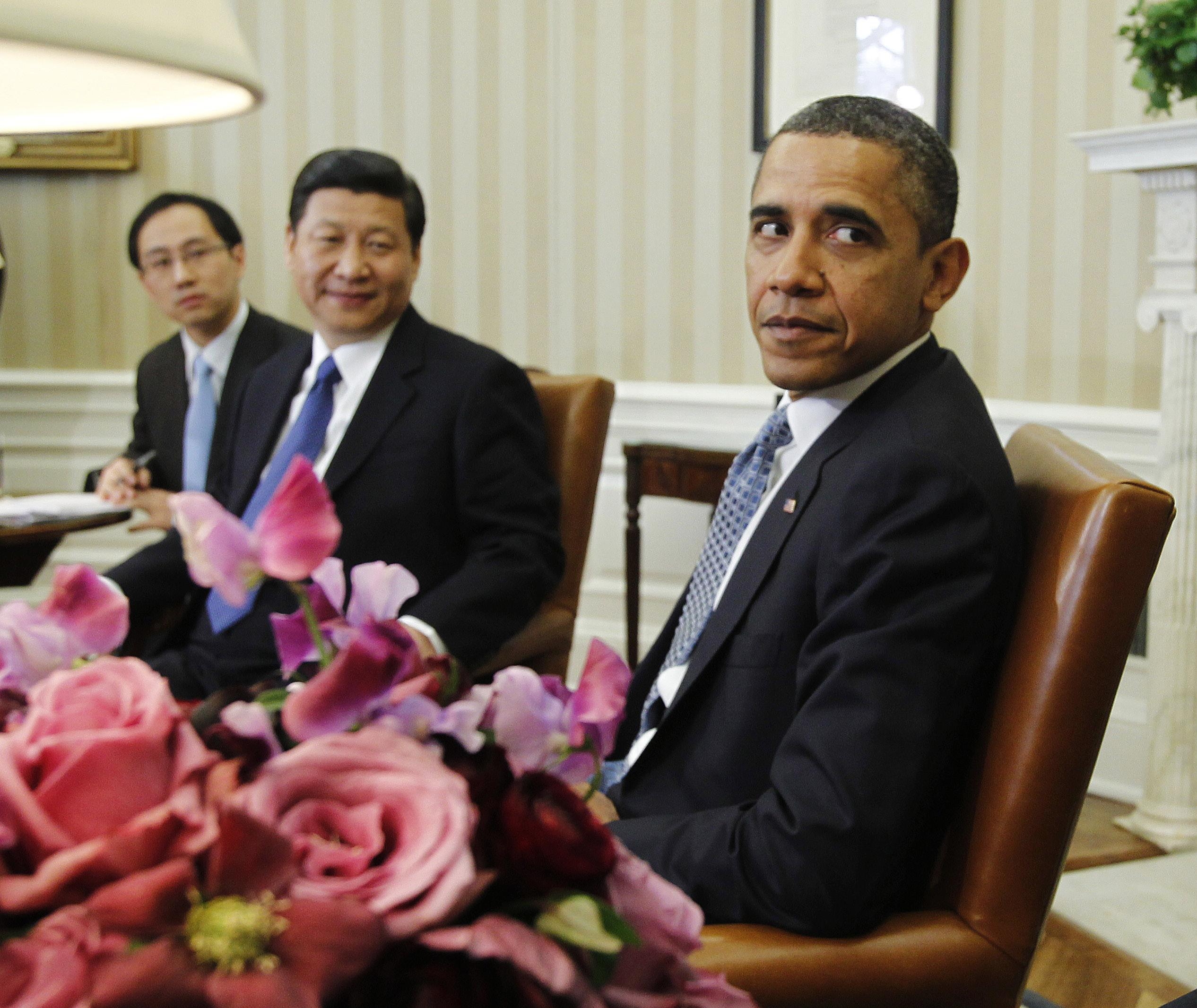 встреча Барака Обамы с делегацией Китая