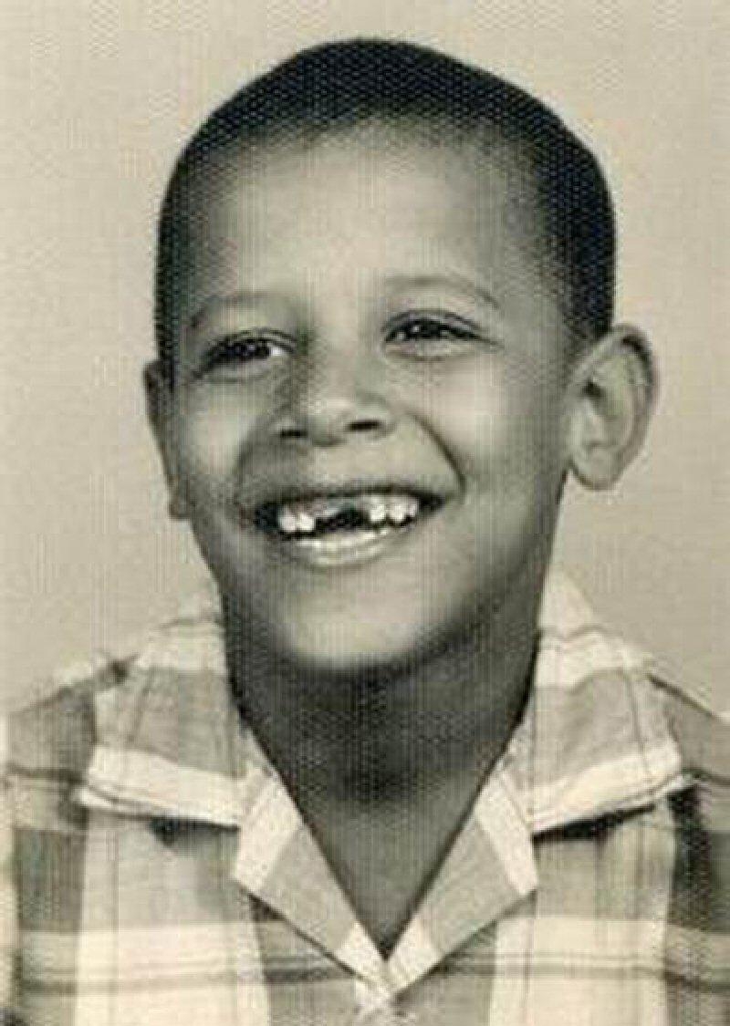 Барак Обама в детстве