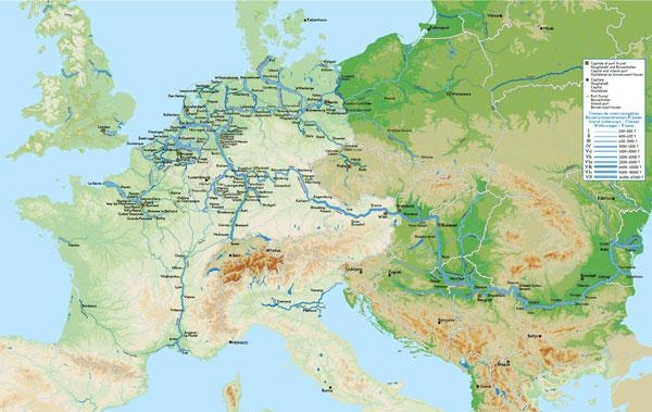 Реки Европы