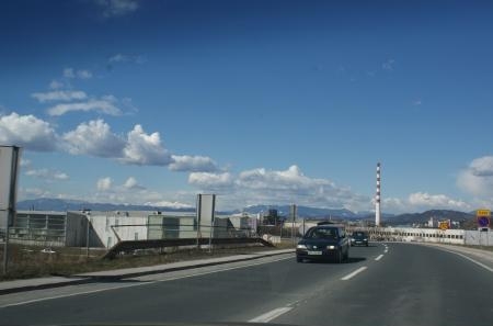 Крупнейший в Словении металлургический комбинат в городе Целье