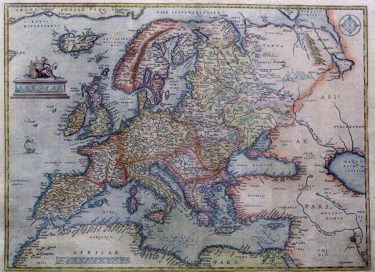 Европа в 1595 году