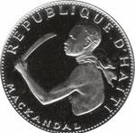 6.4. Макандаль на монете в 20 гурдов 1968 года