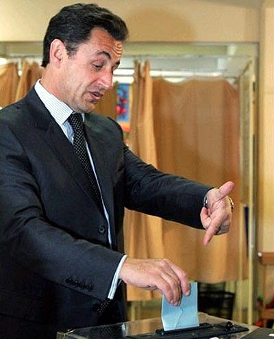 3.3 Саркози на голосовании