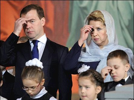 11.10 Медведев и его жена Светлана