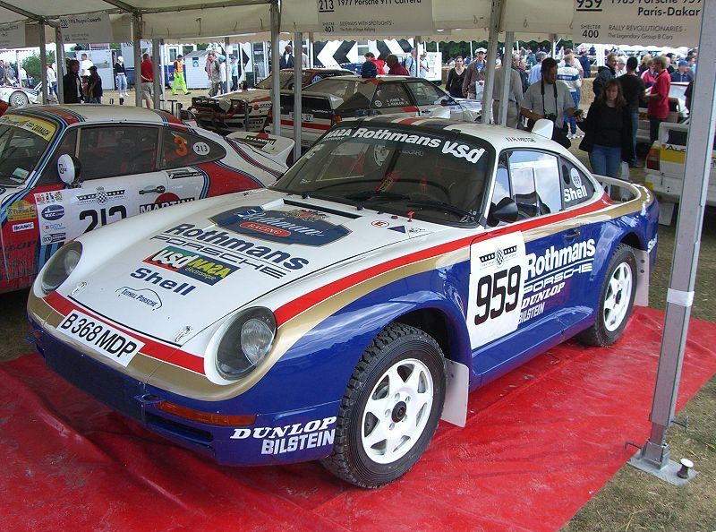 4.1. Porsche 959-й, победитель Дакара 1986 года