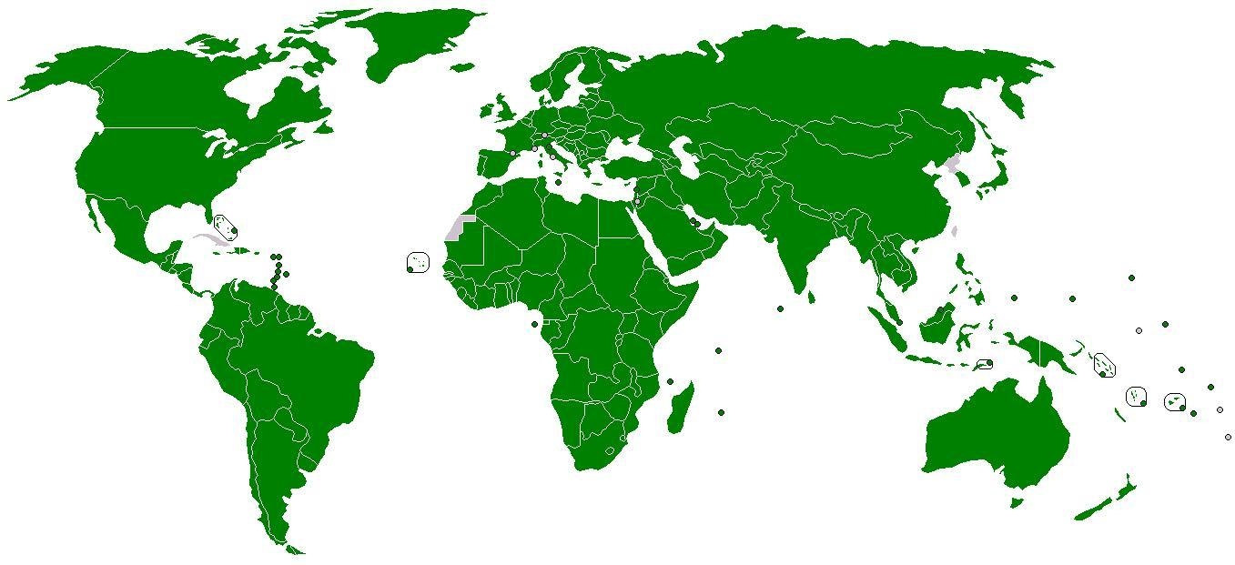 Международные отношения картинки. Старбакс в мире на карте.
