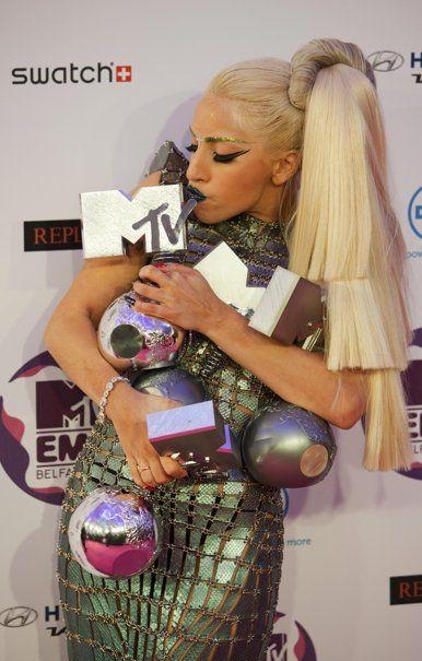 16. Lady Gaga и награды MTV