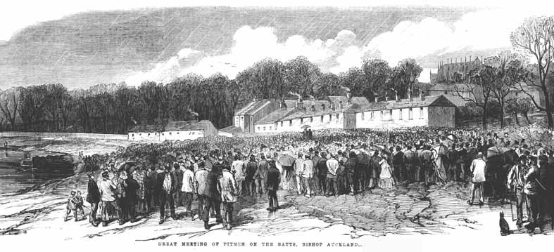 3. Забастовка шахтёров в Дареме, Англия (1863 год)
