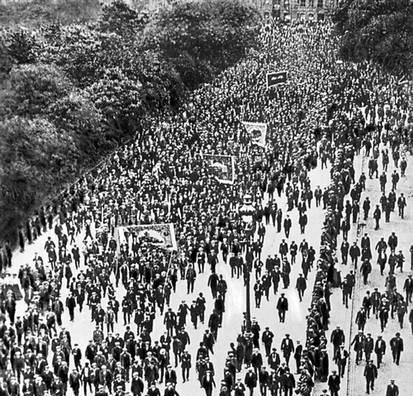 8. Демонстрация бастующих транспортников. Лондон. Великобритания. 1911