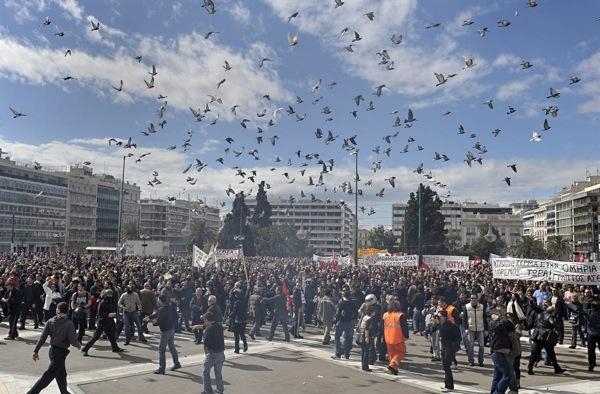 25. Массовые беспорядки, протесты и забастовки в Греции