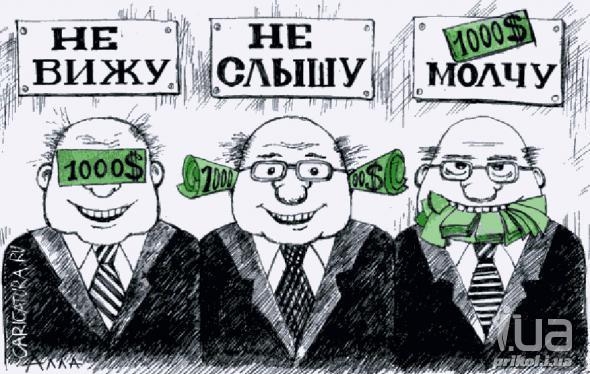 1. Карикатура о коррупции