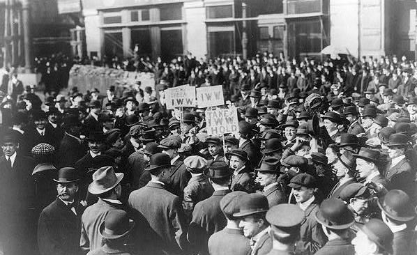 4. 1914 демонстрация профсоюзов в Нью-Йорке
