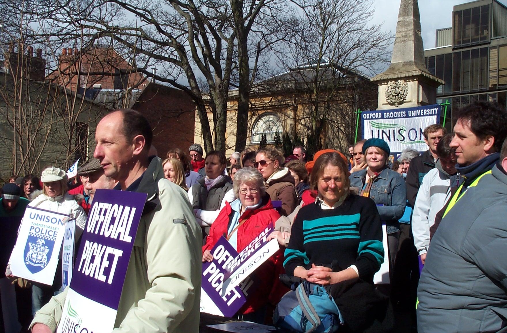 5. Митинг профсоюза UNISON в Оксфорде во время забастовки на 2006-03-28