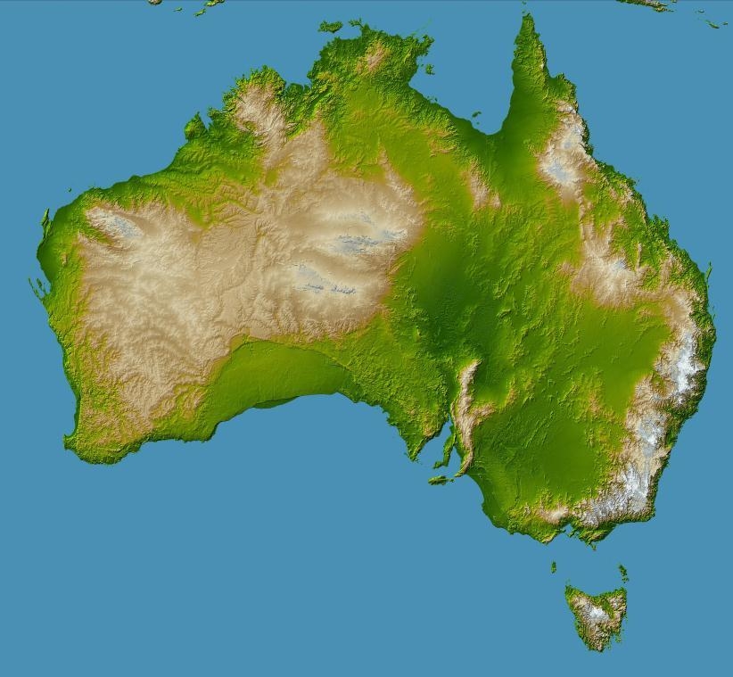 38. Топография Австралии
