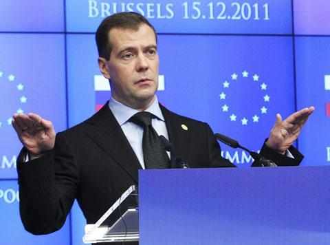 18. Медведев на конференции европарламента