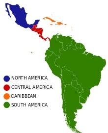 2. 4 общих субрегионов в Латинской Америке