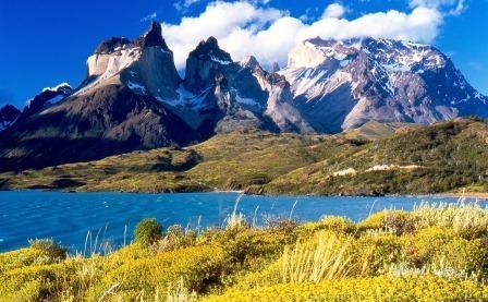 10. Торрес-дель-Пайне Национальный парк расположен в чилийской части Патагонии